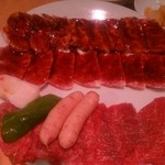 つる屋 - ランチ三種盛り 肉1.5倍 2
                                人前
                                もも、ハラミ、かるび