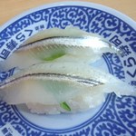 無添くら寿司 - さより 108円(2015.03.15)