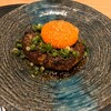 炭焼き かどた/お料理すゞ㐂 - なにわ黒毛の炭火焼ハンバーグ（1,320円）