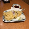 肉豆冨とレモンサワー 大衆食堂 安べゑ - アジのレアフライ〜わさびおろし〜
