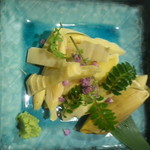 山葵 - 京都筍昆布〆：香りが最高です。