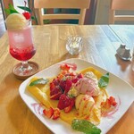 サロン・ド・リズ - 期間限定のいちごのガレット