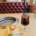 Daidou En Morioka souhon ten - 冰咖啡＆大同苑香草布丁
