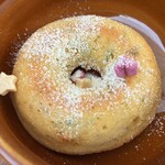 DOG CAFE ユズイロ - まるには、私たちも美味しそうに見えるｗ✨とりむねとクレソンのケークサレ！✨をオーダー。