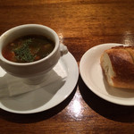 Resutoranasa - スープとパンをつけると＋600円