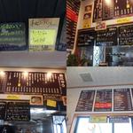 店内メニューあれこれ。特盛Ａ～Ｄ（Ｄが一番多い）が凄いインパクト