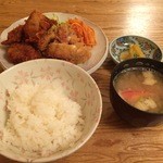 館 - ミックスフライ　630円