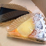 パティスリー プラン - タルトショコラとタルトマロン