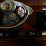 辻屋 - うな丼、肝吸い、奈良漬け