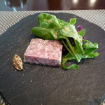 meli melo - 前菜２は豚肉とフォアグラのテリーヌ