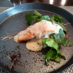 meli melo - 魚料理はサクラマスがメイン