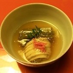 山中温泉　花紫 - 焚合：煮穴子の唐蒸し