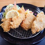 お食事処 モルパ - 豚ヒレカツ＆エビフライ