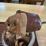 食堂 長野屋 - 肉豆腐スプーン上げ