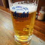 とり新 - 生ビール ￥500くらい？