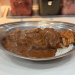 カレーショップ インデアン - 料理写真:カツカレー大辛