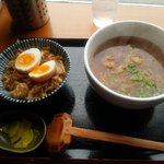 元祖 生そうめん めんめん - とりそうめん＋まかない丼