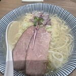 貝だし麺 きた田 - 中華そば（塩）＋大盛