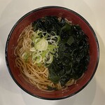 おくとね - 2026.05.25 (月)    わかめそば　420円（税込）