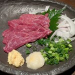 隠れ菴 忍家 - 馬肉 赤身♪