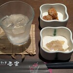 隠れ菴 忍家 - 焼酎＆お通し♪