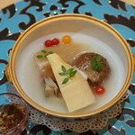 トゥ・ラ・ジョア - 合馬筍と海鮮の炊き合わせ