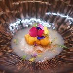 トゥ・ラ・ジョア - 加賀蓮根と蟹の蒸し物