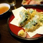 きらく亭 - へしこの天ぷら