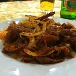 郷味屋　刀削麺 - ラム肉とクミン炒め