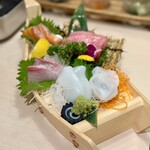 青山 - 刺身五点盛り