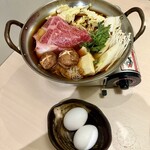 青山 - 黒毛和牛の牛すき鍋