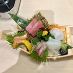 青山 - 刺身五点盛り