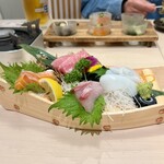 青山 - 刺身五点盛り