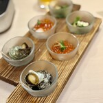 青山 - 前菜三種盛り合わせ2人分