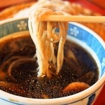 癒しの館　蕎麦処　仙酔庵 - 鴨せいろ（手打ちの二八蕎麦を浸けて食べる）