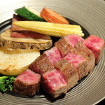 鉄板焼ばらもんや - 黒毛和牛のロースランチ　３３００円