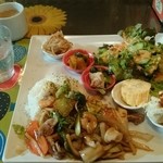 ライス カフェ - 八宝菜のワンプレートランチ