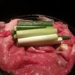 はな柳 - すき焼きアップ