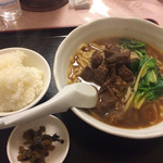 Genchuu En - 牛肉麺セット850円
