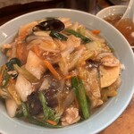 大来 - 中華丼　大盛り