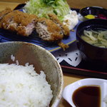 どんぶりハウス - 和のかつ定食。