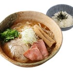 焼きあご塩らー麺 たかはし - 焼きあご塩らー麺お茶漬けセット