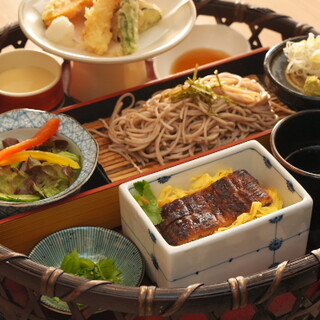 国産鰻使用メニューも！好評の「かご懐石」や「ひつまぶし」