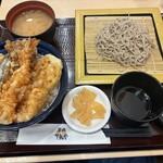 天丼てんや - 料理写真:オールスター天丼と小そば