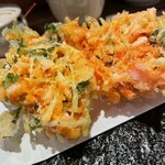 天婦羅と刺身 板前料理 魚天