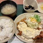 グリーンオアシス - チキン南蛮定食（880円）