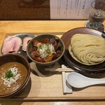中華蕎麦 とみ田 - つけ麺(中)   &   賄いご飯
