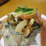 相模前 寿嘉 - サザエつぼ焼き 角長です