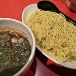 浅草製麺所 - 黒胡麻担々つけ麺（大）960円