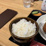 とんかつ 芯 - ご飯大盛り無料